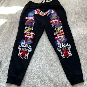 Evisu custom made graphic sweatpants size XL